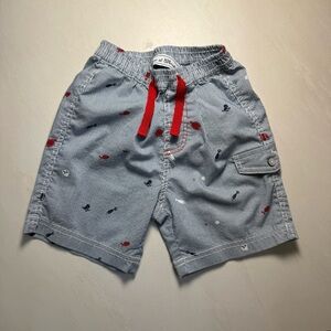 Tartine et Chocolat Baby Boys Seersucker Nautical Shorts | Size 18M / 90cm